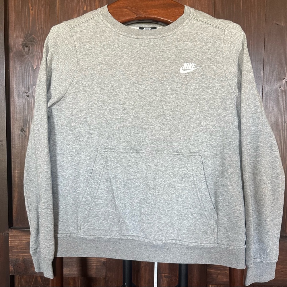 Nike Basic Crew Neck Sweater Grey - image 2